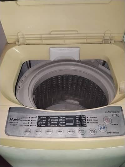 Haier 7.5kg Fully Automatic Washing Machine - Working Condition