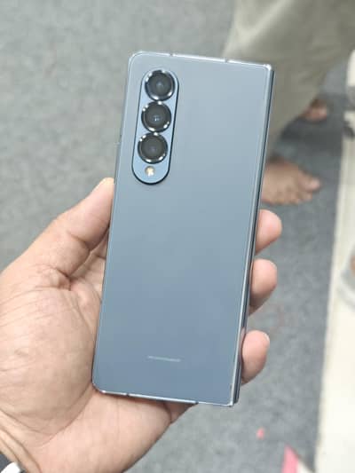 Samsung Z Fold 4, Official PTA Approve 512GB Blue Color, MOBILE ZILLA