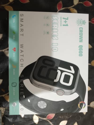 Crown Q600 Men Smart Watch For Sale with Cartier Brand Glasses Free