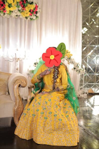 Bridal Mehndi Dress by Singh brothers Call 0,3,4,3,4,4,4,8,7,6,7