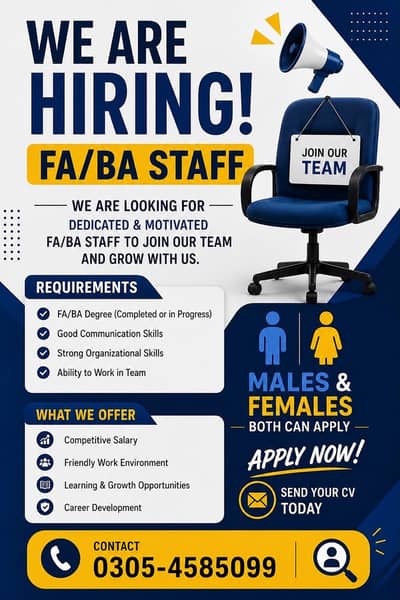 Job in Lahore