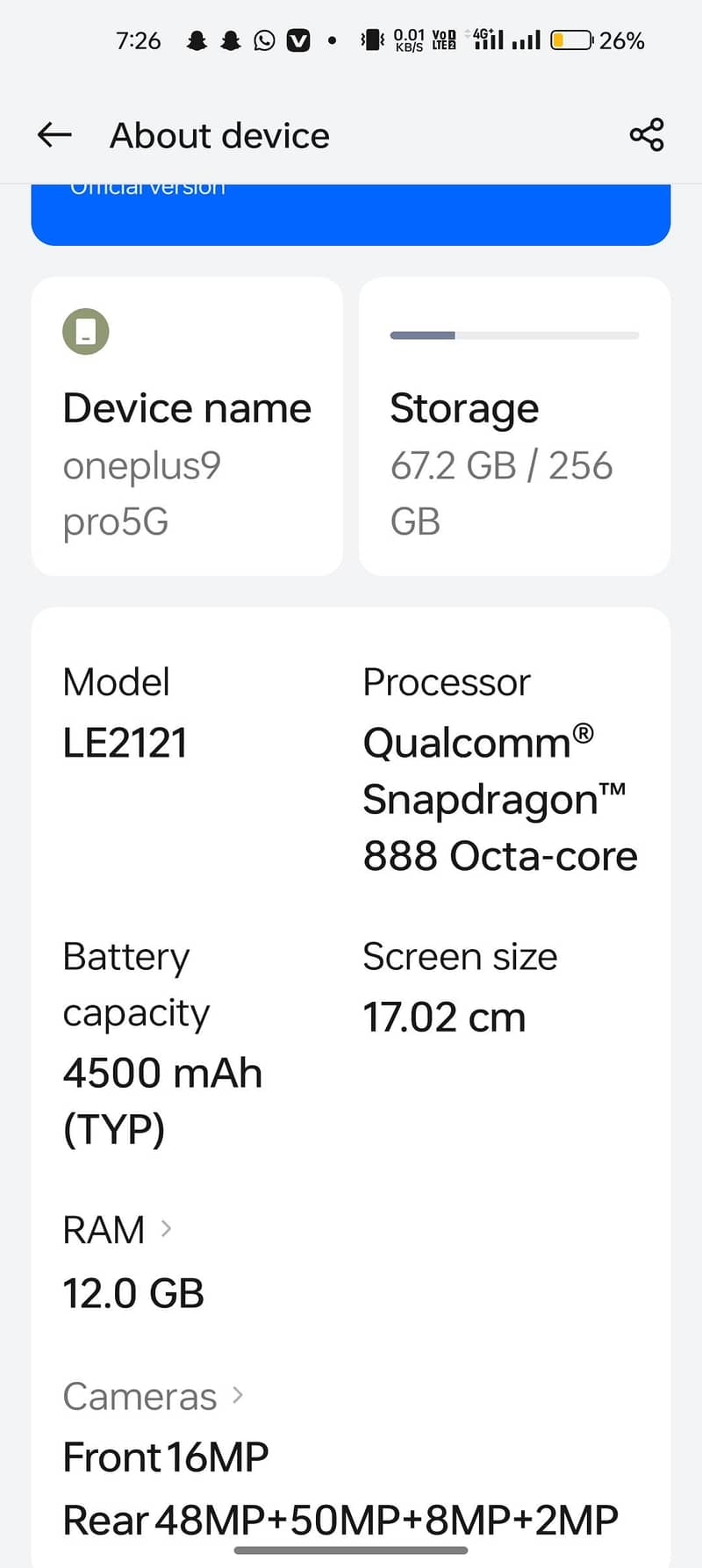 One Plus 9 Pro 1