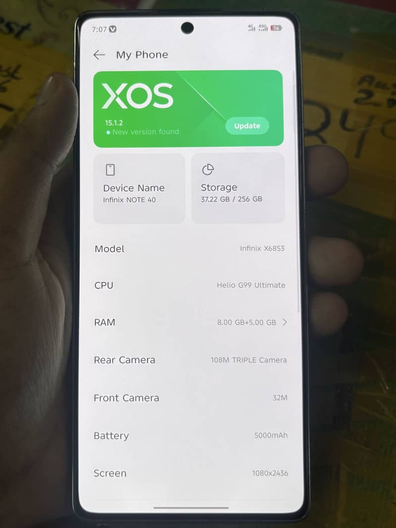 Infinix Note 40 4