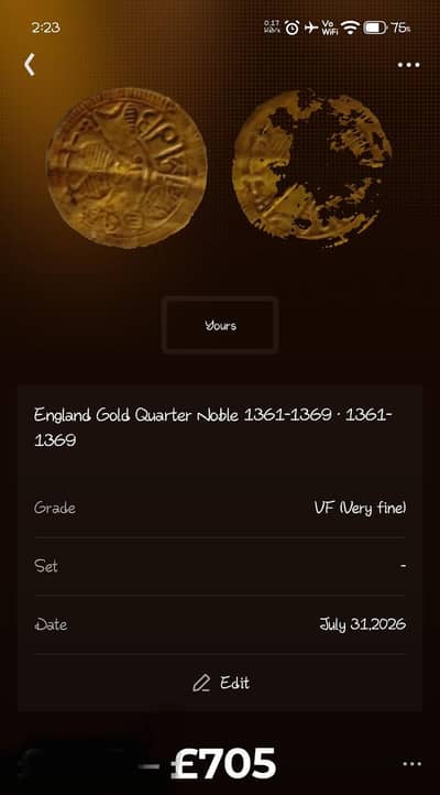 Ancient Coin of Pure Gold