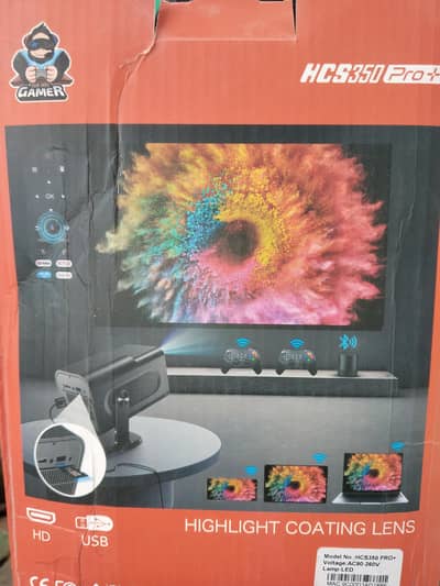hCS350 projector new condition. urgent sale