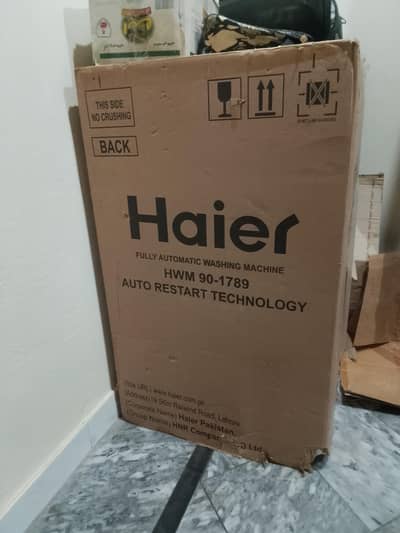 haeir washing machine
