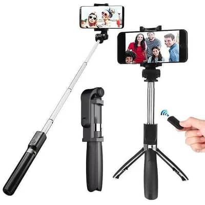Bluetooth Selfie Stick Tripod Stand with Remote
