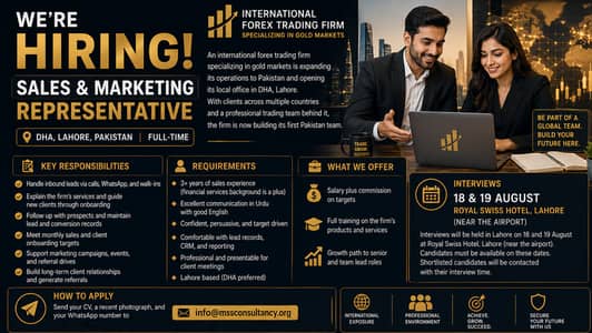 Sales and Marketing Representative
