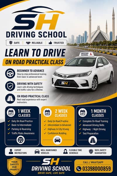 Professional Car Driving Classes | On-Road Practical Training