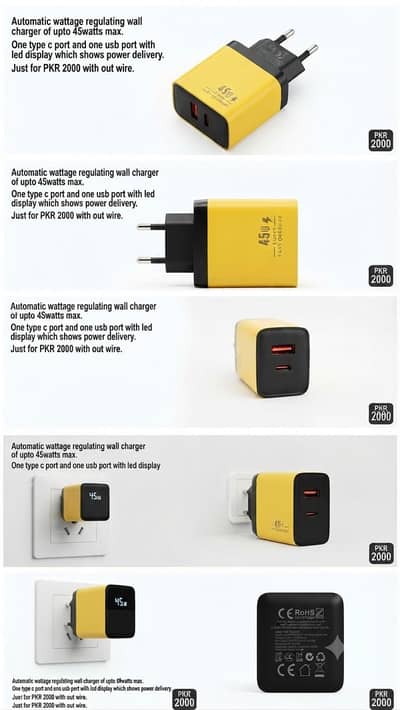 45W wall charger