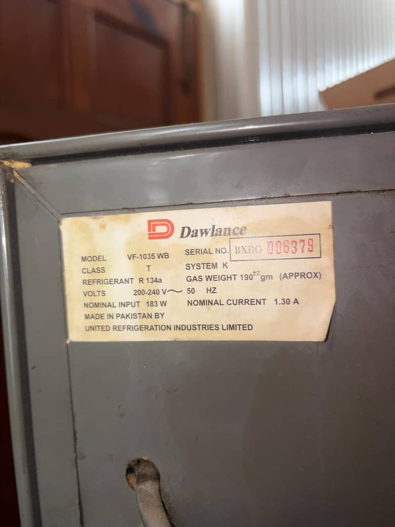 Dawlance Vertical Deep Freezer 6