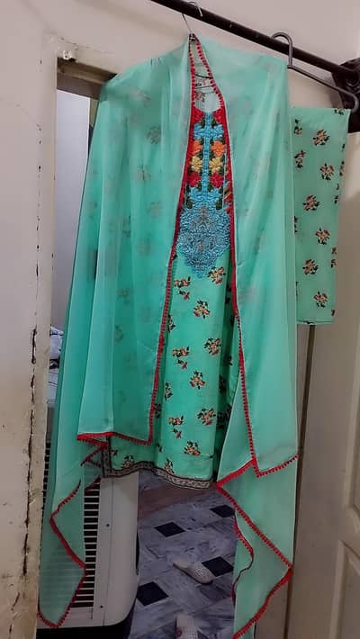 sanasafinaz branded three piece dress for sale