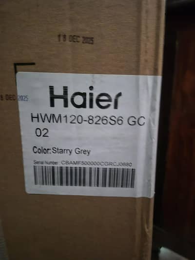 haier washing machine automatic