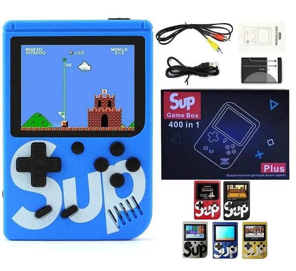 Mini Retro Gaming Console SUP Game Box Plus 400 Built-in Games Portable Handheld Device