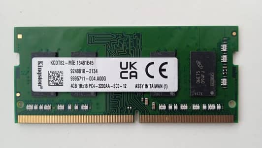 4 GB DDR4 PC4-3200AA Laptop RAM - Kingston Taiwan