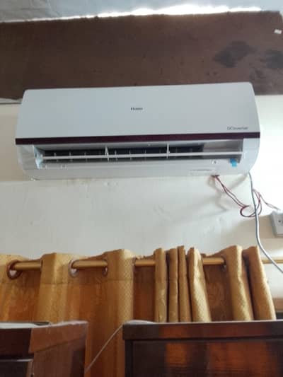 new brand haier t3 series ac . only 1 month used . 1.5 ton.