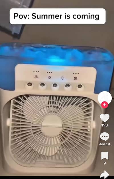 Portable Mini Air Cooler | Personal Air Cooler with Fan