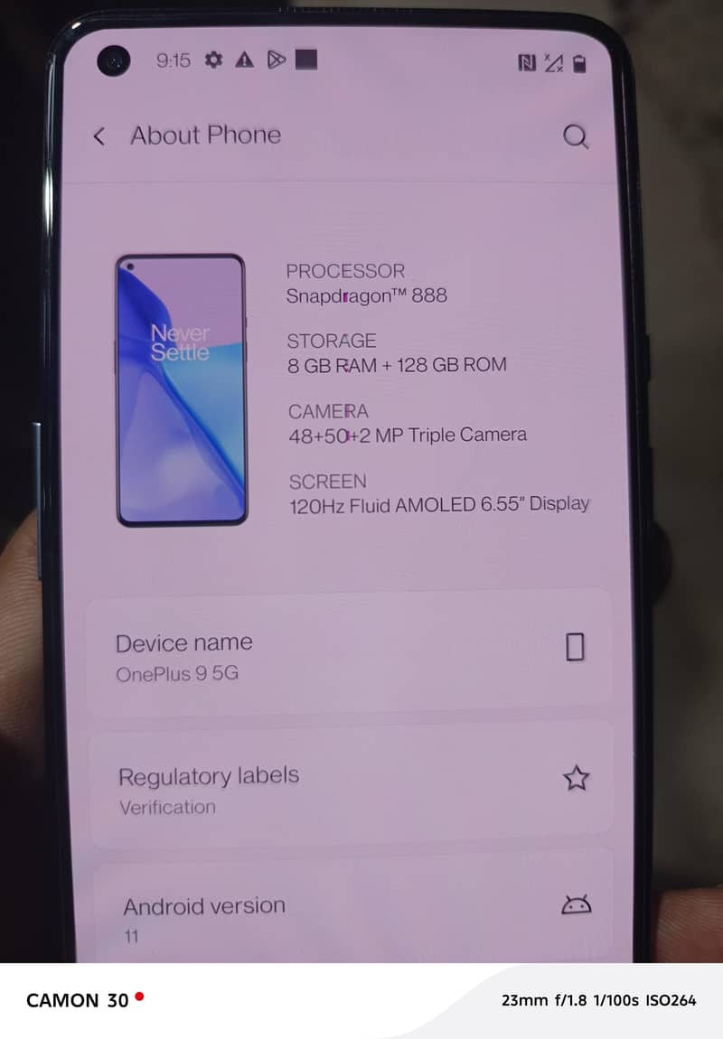 One Plus 9  5g 5
