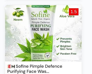 sofine facewash
