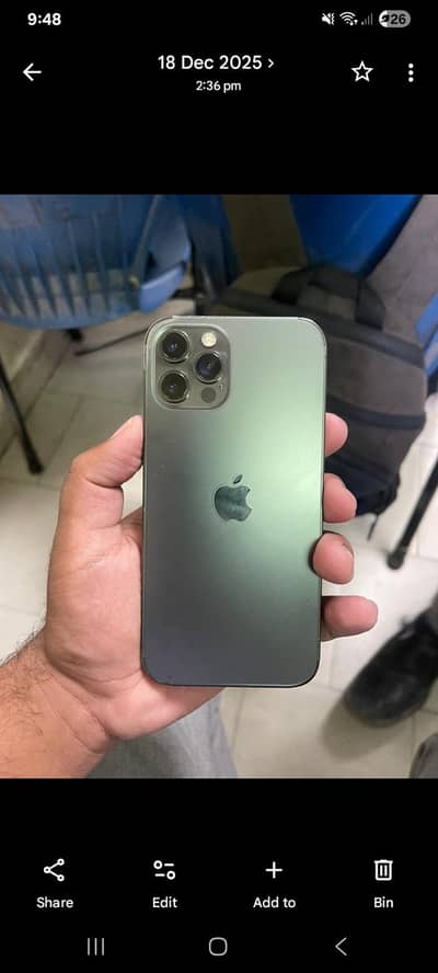 Apple iPhone 12 Pro orignal bh 92%  10/10