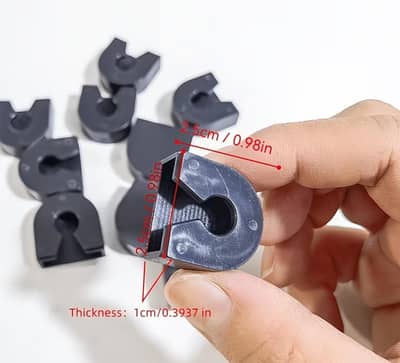 Car Door Trim Fastner Base 10pcs