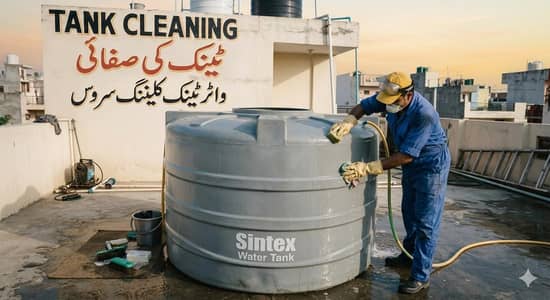 water tank  clean