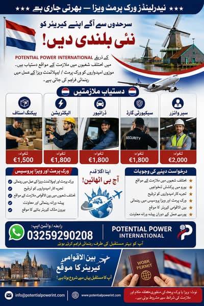 Driver / Electrician /  Security guard /  Packing Staff / Supervisor