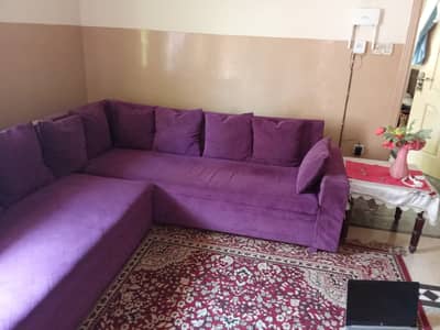 L-Shaped 7-Seater Sofa Set for Sale