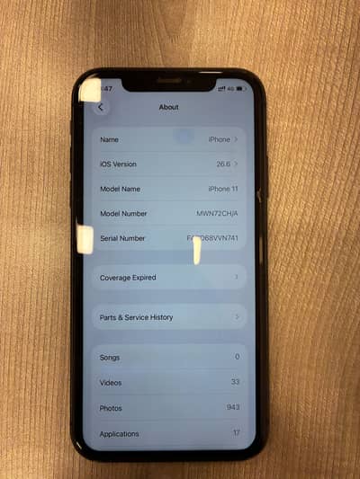 Apple iPhone 11 Dual Sim Physical