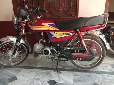CD 70 2025 Model Bike Fully Geniun