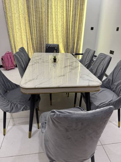 Brand new marble top dining table