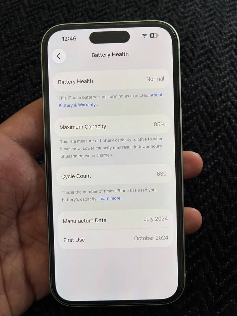 Apple iPhone 15 128GB Mint Green | Bypassed | Clean Condition 4