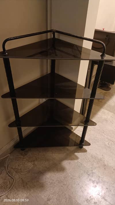 Glass Corner Shelf