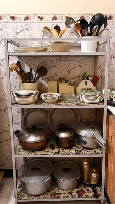 Iron stange 5 shelves