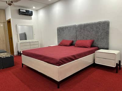 2 Bed Fully Furnished Apartment (   Per Day Rent: Rs 6500 ) ( Monthly Rent: Rs 65,000 ) In Faisal Town Block B Islamabad.