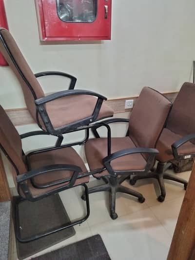 10 Officers and visitors chairs 5000/each