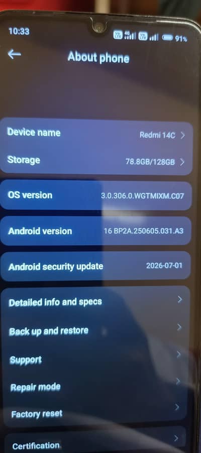REDME 14 C . 8/128 GB