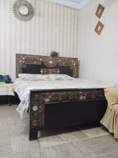 Bed with Mattress for sale in just 40k