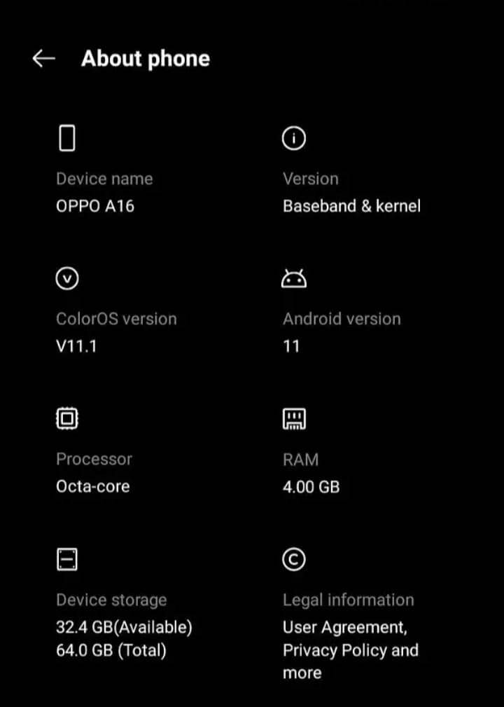 oppoA16 5