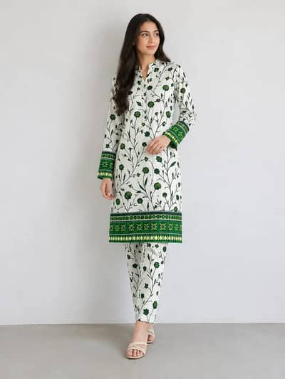 2 Pcs women's Printed Suit