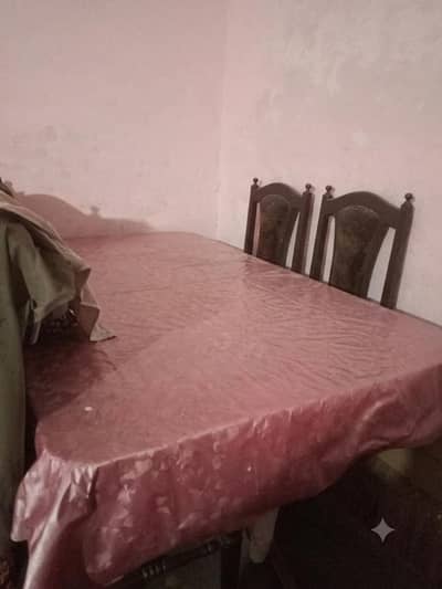 pure wooden dining table