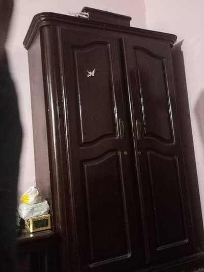 pure wooden wardrobe
