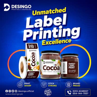 Title: Sticker & Label Printing in Lahore | Custom Product Labels