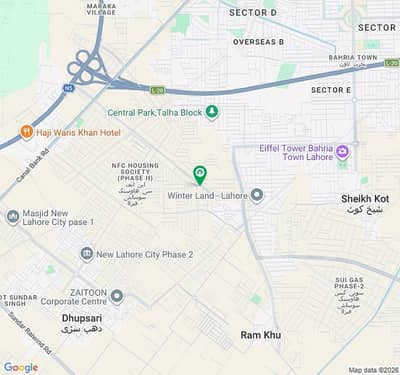 Two Side Open Plot Main Boulevard Near To Masjid Winter Land Bahria Town Lahore