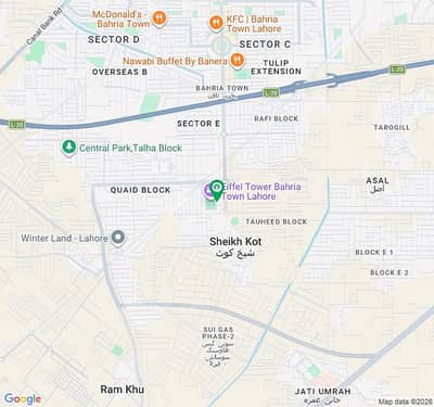 6.11 Marla Plot Bahria Homes In Bahria Town Lahore