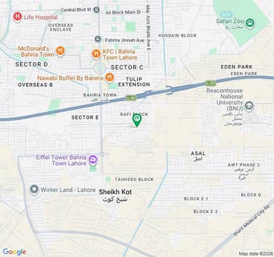 5 Marla Plot Jinnah Block Facing Park Hot Location Bahria Town Lahore