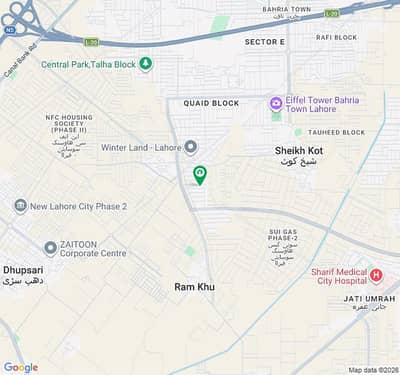 11.5 marla plot ghaznavi ext block bahria town lahore
