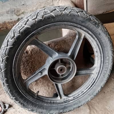 service tyre 6ply 100.90. 18 wheel k begair