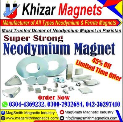 10000 Gauss Neodymium Magnets available with certification