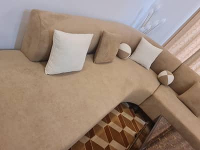 L shaped new sofa